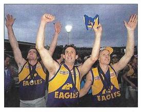 1995 Select AFL Stickers #239 West Coast Eagles Front